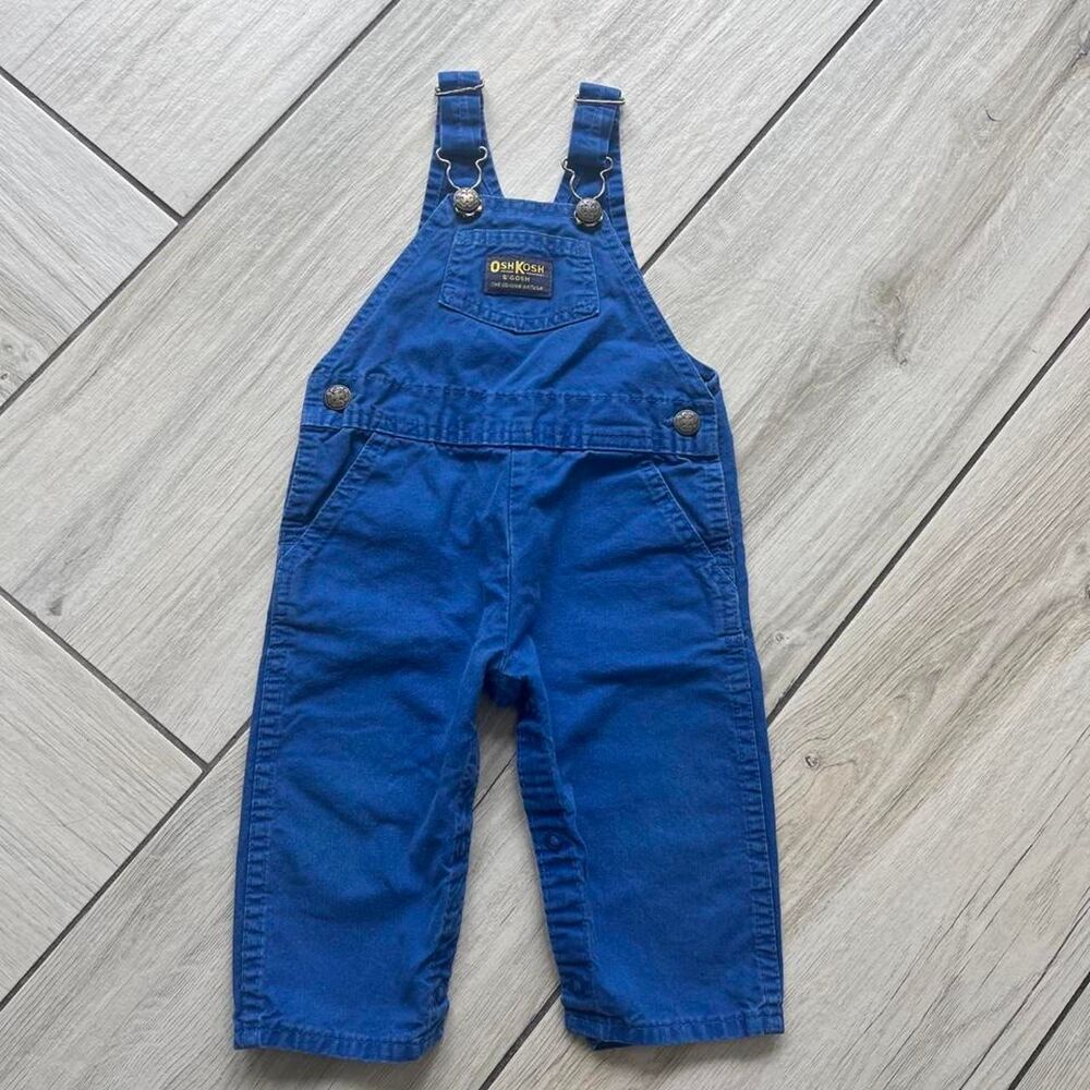 Vintage Union Made OshKosh B'gosh Blue Kids Overalls